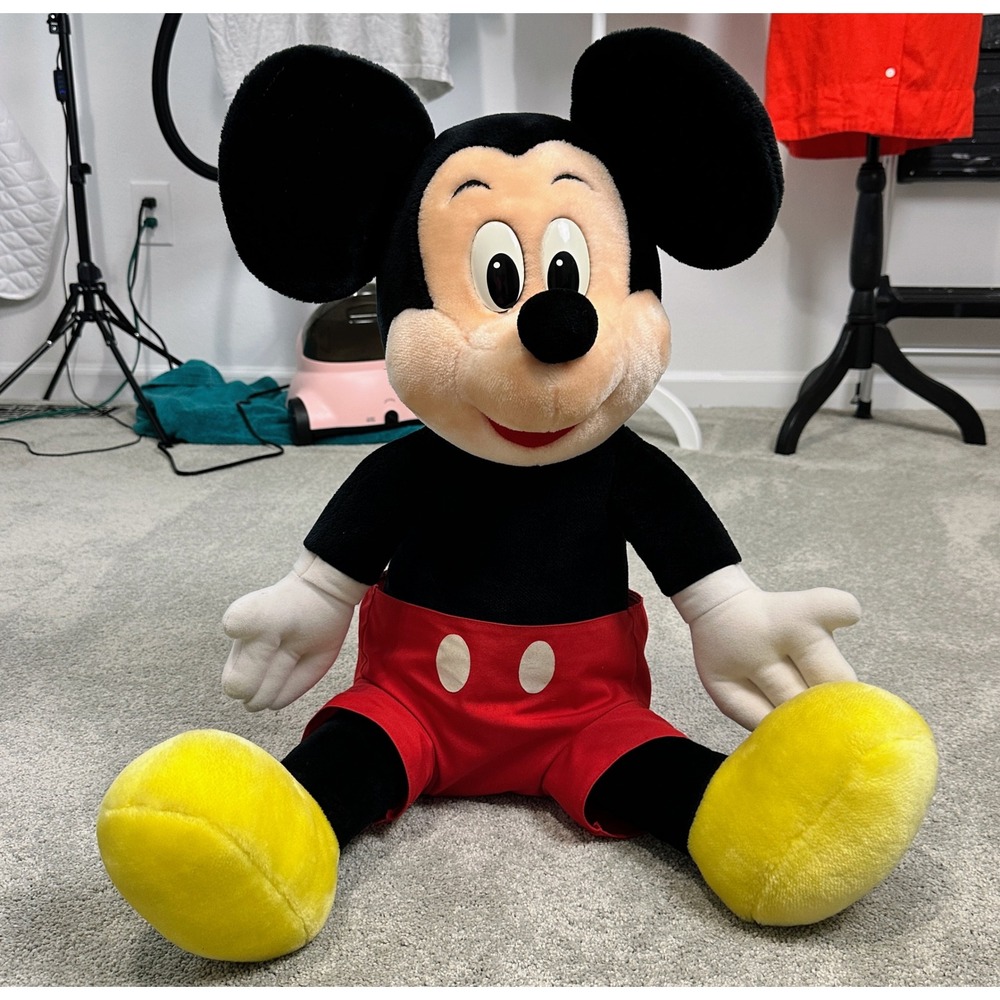 Classic Disney MickeyMouse Plush Toy Large 19" head to taill